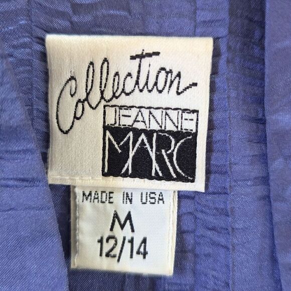 Rare Vintage Jeanne Marc LG Patchwork Floral Rainbow Art to Wear Jacket Duster - Picture 10 of 11